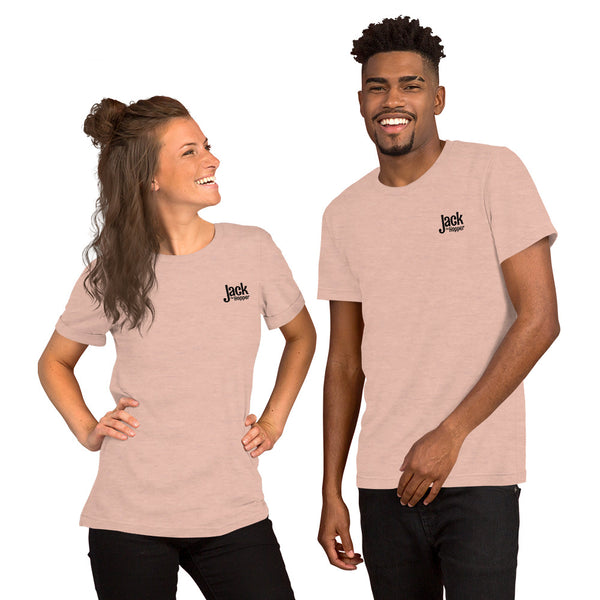 Jack the Hopper - Unisex t-shirt (black logo)