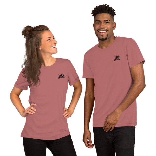 Jack the Hopper - Unisex t-shirt (black logo)