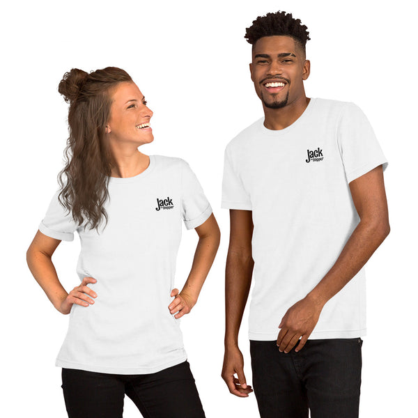 Jack the Hopper - Unisex t-shirt (black logo)