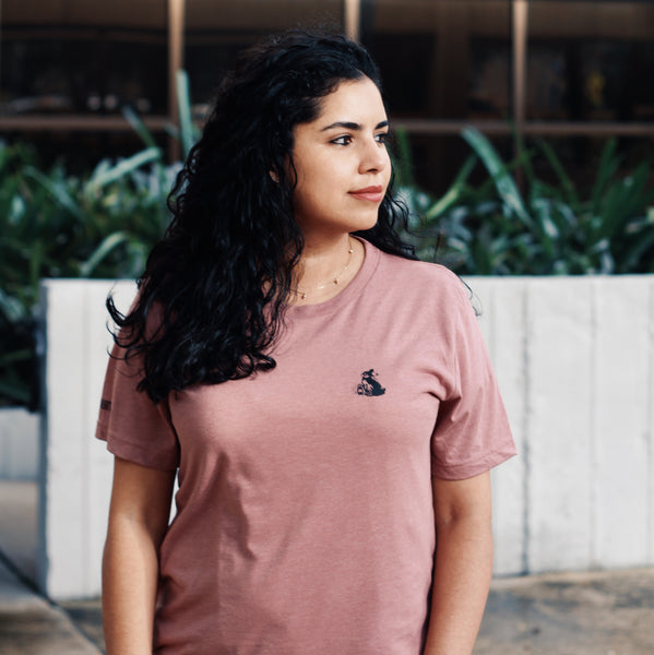 Dark Rabbit Society Unisex Tee (Mauve)